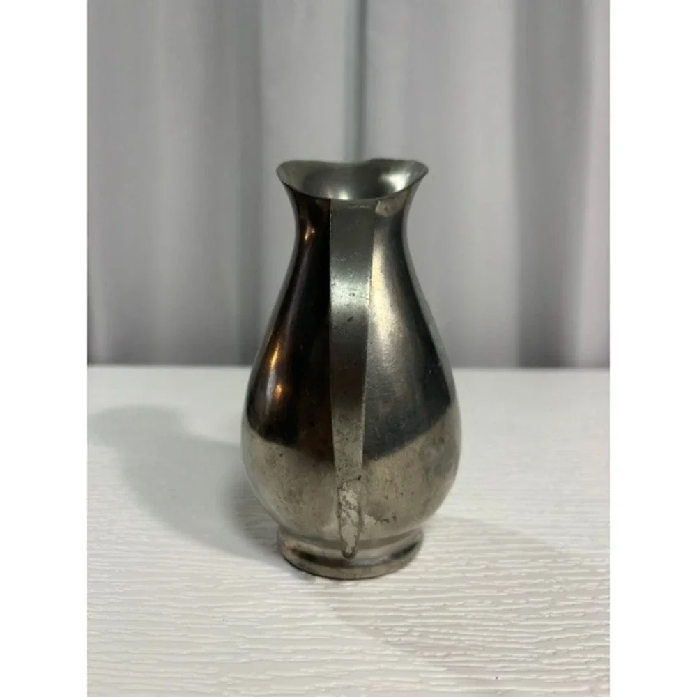 Vintage Royal Holland Pewter K.M.D. Tiel Pitcher Daalderop Holland 6.5